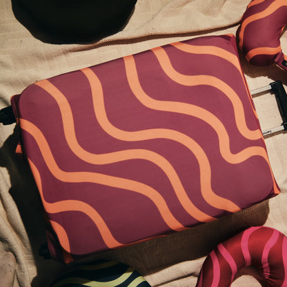 Volta Travel Kit: Luggage Cover + Stuffable Neck Pillow