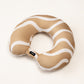 Neck Pillow Beige and White