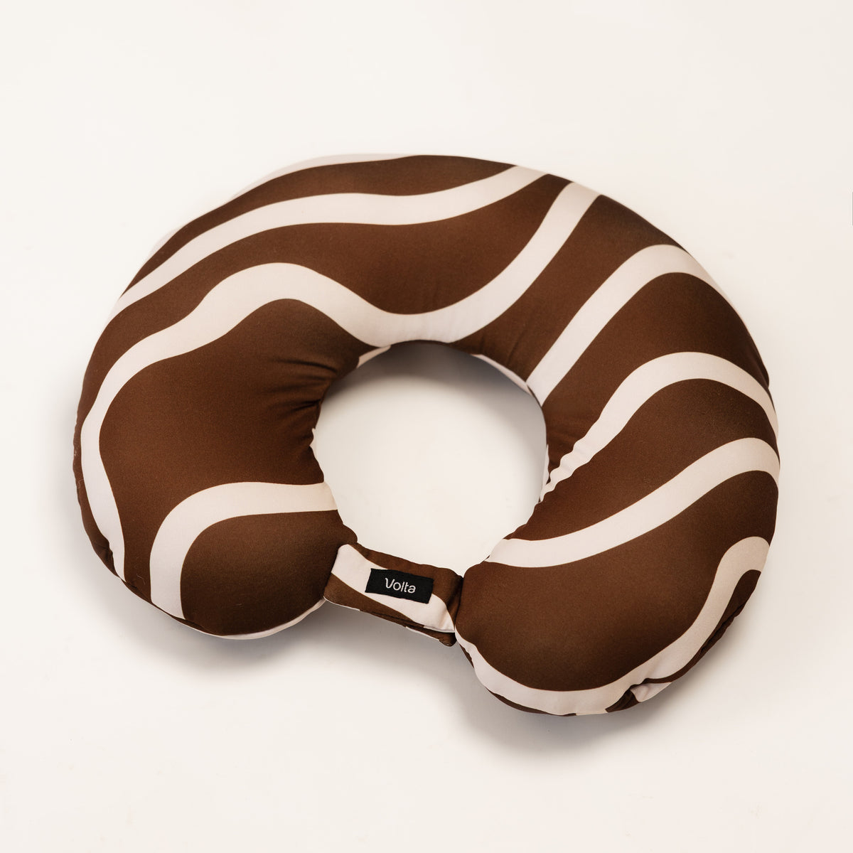 Neck Pillow Brown and White